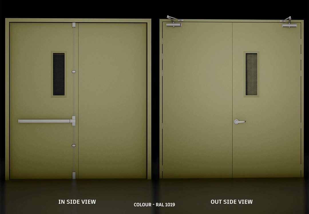 Double Fire Door