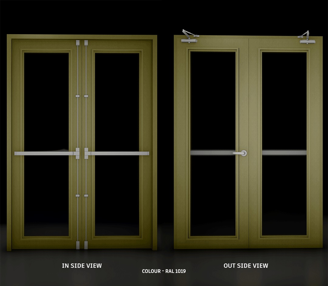 Glass Panel Fire Door